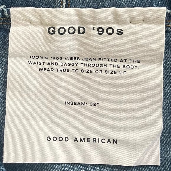 Good American 90s Relaxed Jeans - Picture 9 of 9